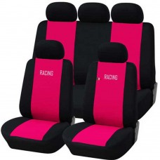 Coprisedili auto universali fucsia - nero